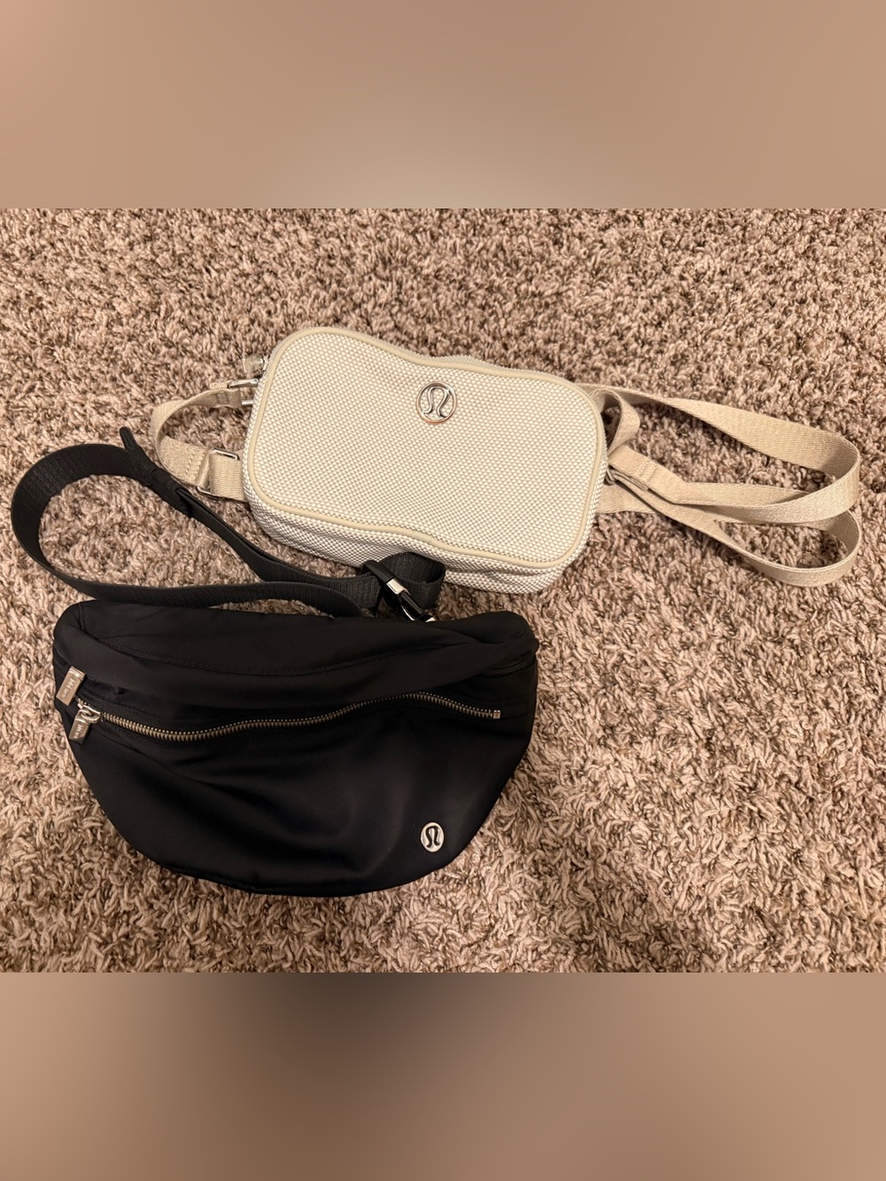 2x Lululemon bags crossbody/fanny pack